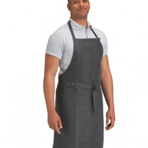 Dennys Cross Dyed Denim Bib Apron Thumbnail