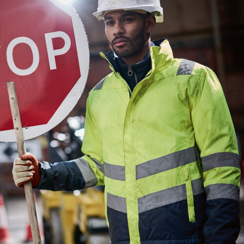 Regatta High Visibility Pro Insulated Parka Jacket Thumbnail