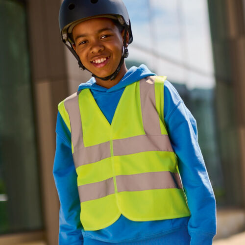 Regatta High Visibility Kids Hi-Vis Vest Thumbnail