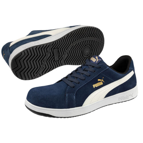 Iconic Suede Navy Low S1PL ESD Thumbnail