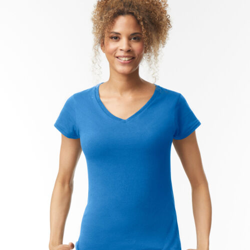 Softstyle® Ladies' V-Neck T-Shirt Thumbnail