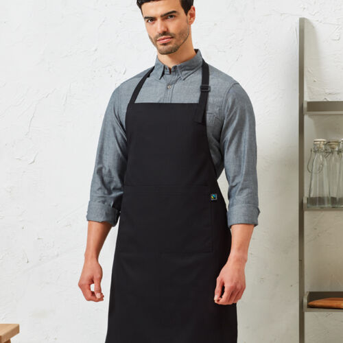 Premier Fairtrade Organic Cotton Bib Apron Thumbnail