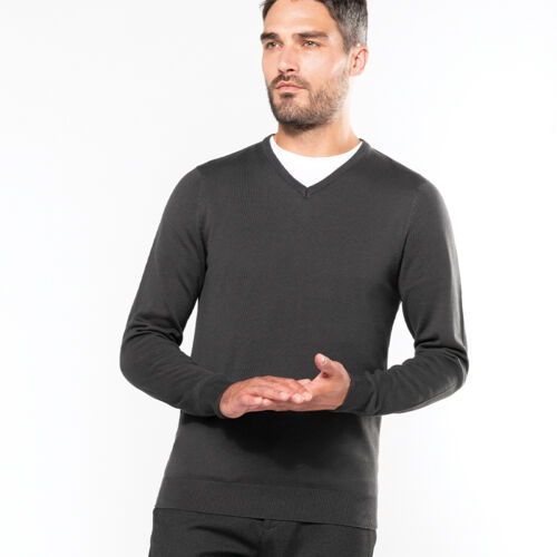 Kariban Cotton Acrylic V Neck Sweater Thumbnail