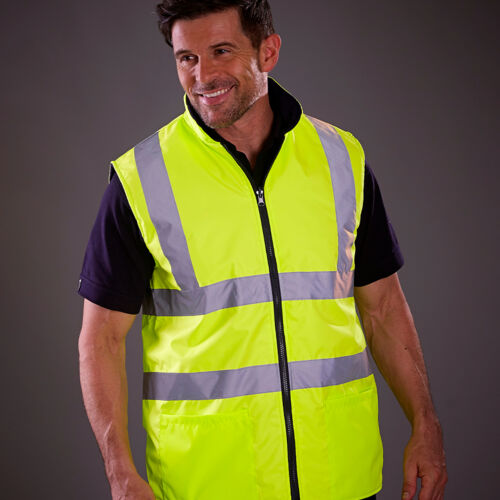 Yoko Hi-Vis Reversible Fleece Bodywarmer Thumbnail