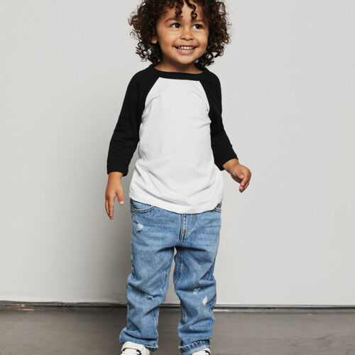 Toddler ¾ sleeve baseball tee Thumbnail