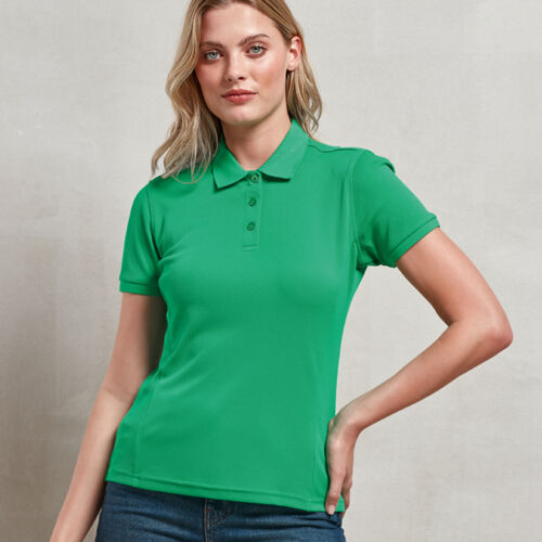 Premier Ladies Coolchecker® Plus Piqué Polo Shirt Thumbnail