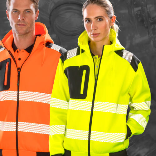 Recycled Zipped Safety Hoody Thumbnail